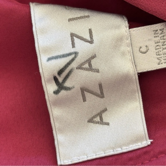 Azazie raspberry red bridesmaid sleeveless maxi dress - Picture 8 of 12